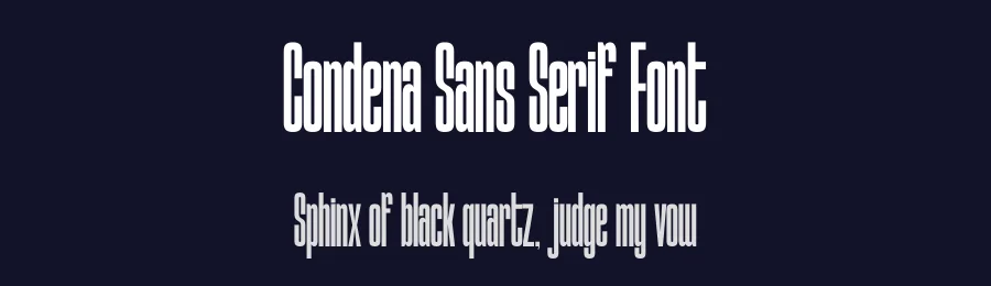 Condena Sans Serif Font by Funtype — Decorative Font — thumbnail 2
