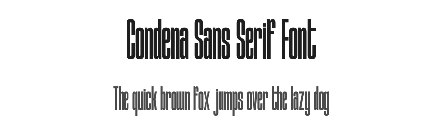 Condena Sans Serif Font by Funtype — Decorative Font