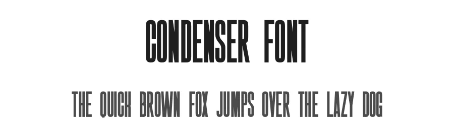 Condenser Font by Craftedtype — Decorative Font