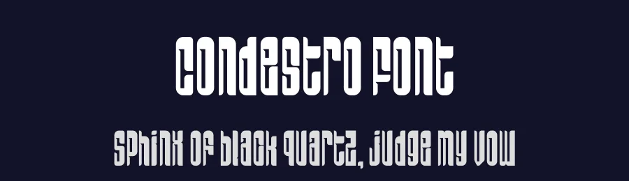 Condestro Font by PutraCetol Studio — Display Font — thumbnail 2