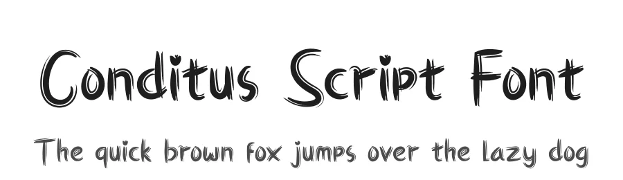 Conditus Script Font by twinletter — Script Handwritten Font