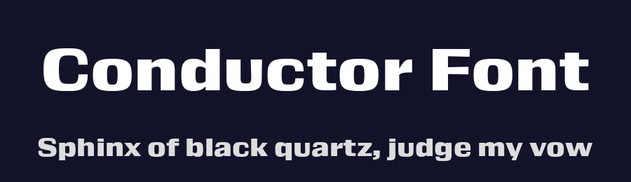 Conductor Font by Frerejones — Sans Serif Font — thumbnail 2