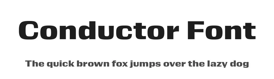 Conductor Font by Frerejones — Sans Serif Font