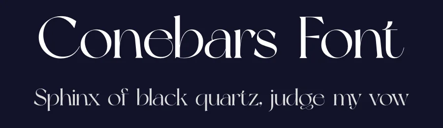 Conebars Font by Artnivora Studio — Serif Font — thumbnail 2