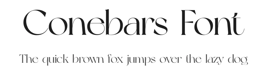 Conebars Font by Artnivora Studio — Serif Font