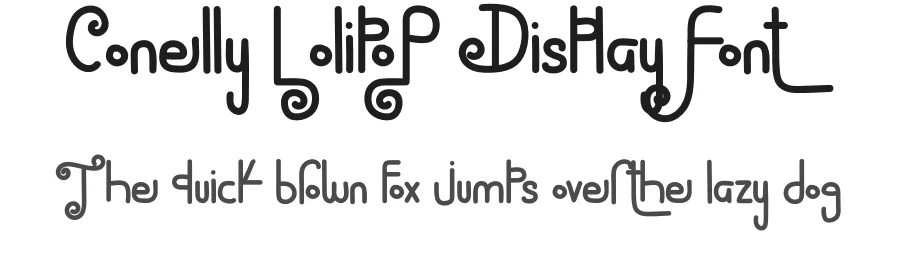 Conelly LolipoP Display Font by inermediaSTUDIO — Display Font