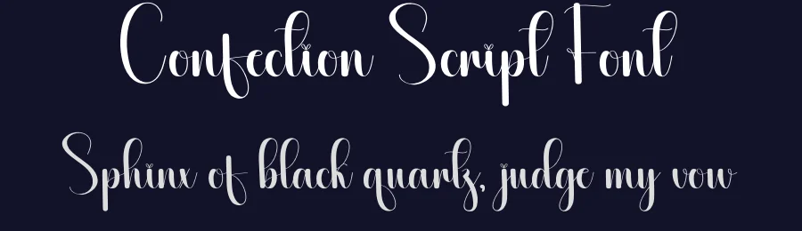 Confection Script Font by creativeletter — Script Handwritten Font — thumbnail 2