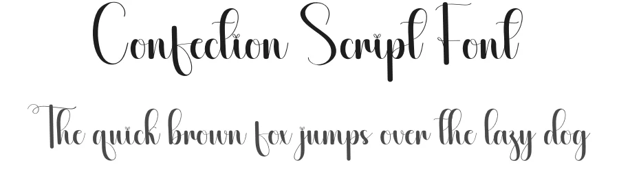 Confection Script Font by creativeletter — Script Handwritten Font