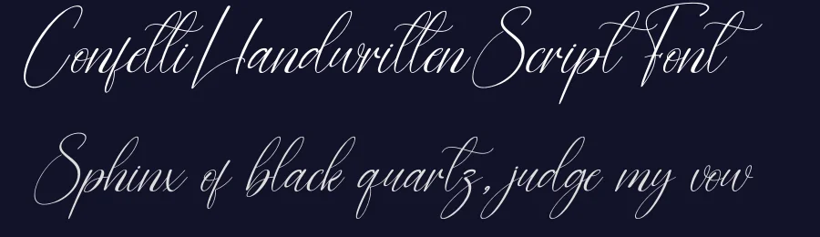 Confetti Handwritten Script Font by creativeletter — Script Handwritten Font — thumbnail 2