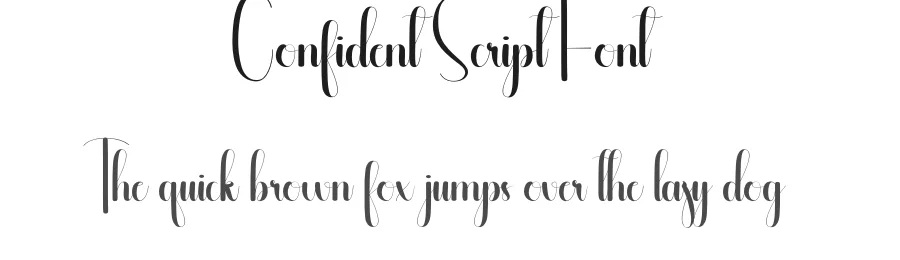 Confident Script Font by andikastudio — Script Handwritten Font