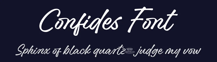 Confides Font by Subectype Studio — Script Handwritten Font — thumbnail 2