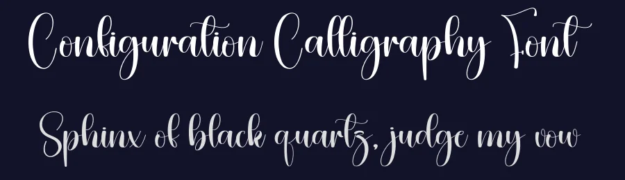 Configuration Calligraphy Font by creativeletter — Script Handwritten Font — thumbnail 2