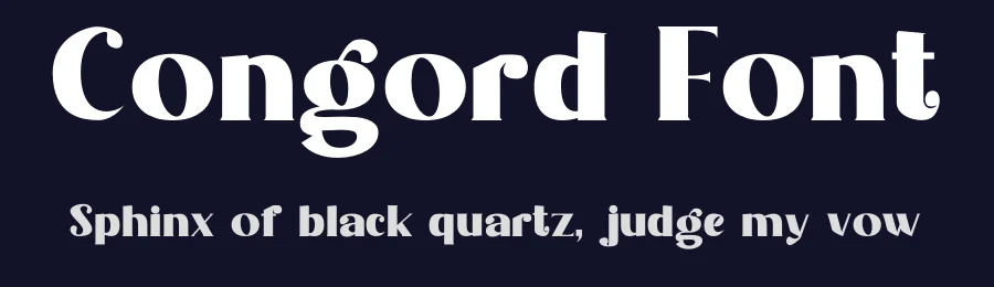 Congord Font by Letternesia studio — Display Font — thumbnail 2