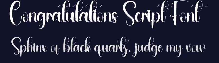 Congratulations Script Font by andikastudio — Script Handwritten Font — thumbnail 2