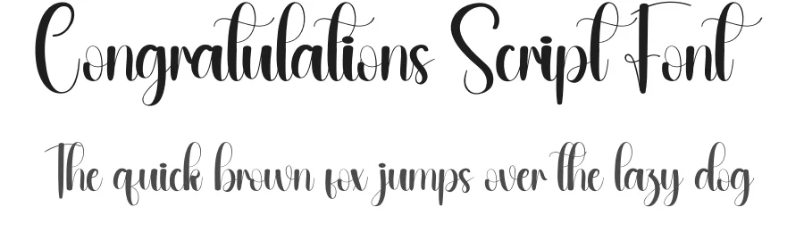 Congratulations Script Font by andikastudio — Script Handwritten Font