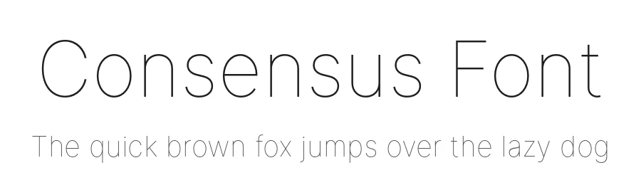 Consensus Font by PAYW β Sans Serif Font