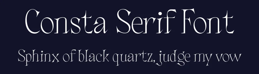 Consta Serif Font by Identitype — Serif Font — thumbnail 2