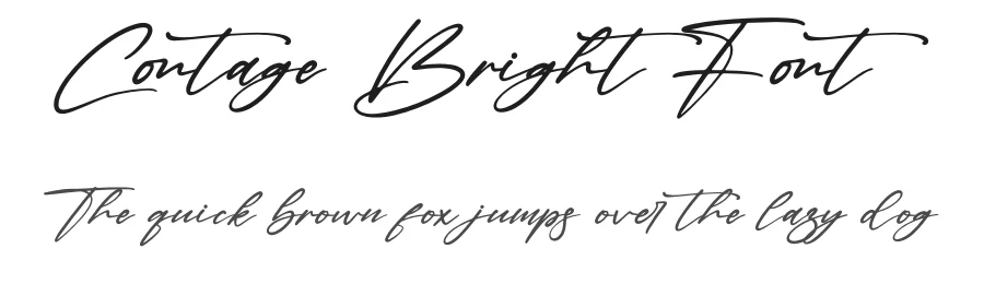 Contage Bright Font by afterpaper — Script Handwritten Font