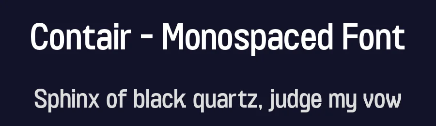 Contair – Monospaced Font by limitype — Serif Font — thumbnail 2