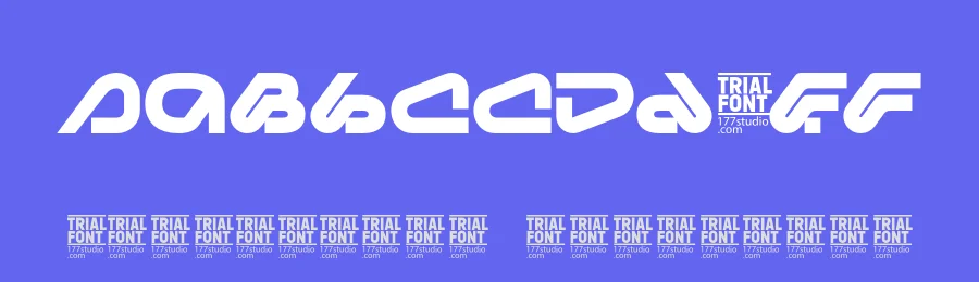 Contest Record – Futuristic Font by 177Studio — Display Font — thumbnail 3