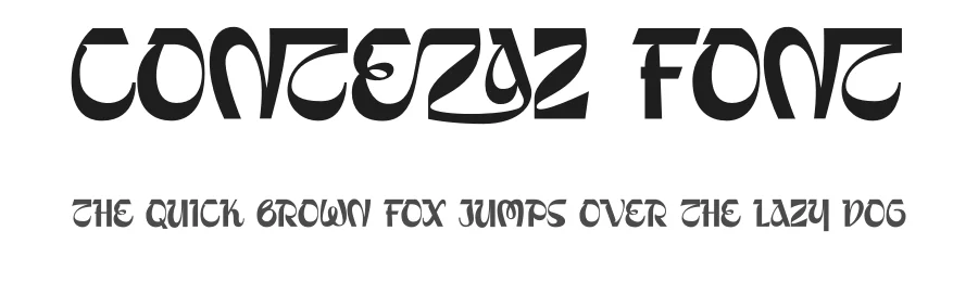 Contezaz Font by mhdafifersya — Display Font