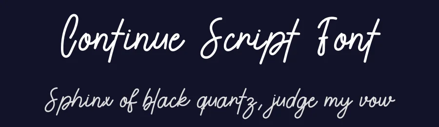 Continue Script Font by inermediaSTUDIO — Script Handwritten Font — thumbnail 2
