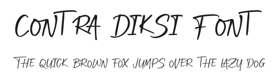 Contra Diksi Font by Denustudios — Decorative Font
