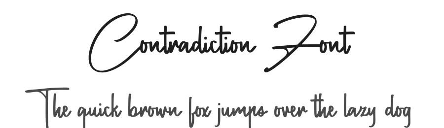 Contradiction Font by Abo Daniel — Decorative Font