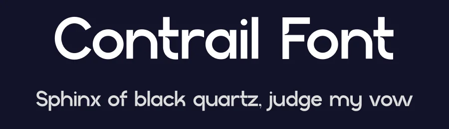 Contrail Font by IDEBARENG — Sans Serif Font — thumbnail 2