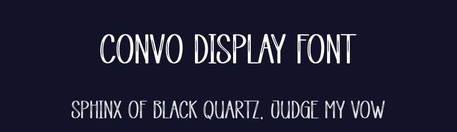 Convo Display Font by andikastudio — Display Font — thumbnail 2