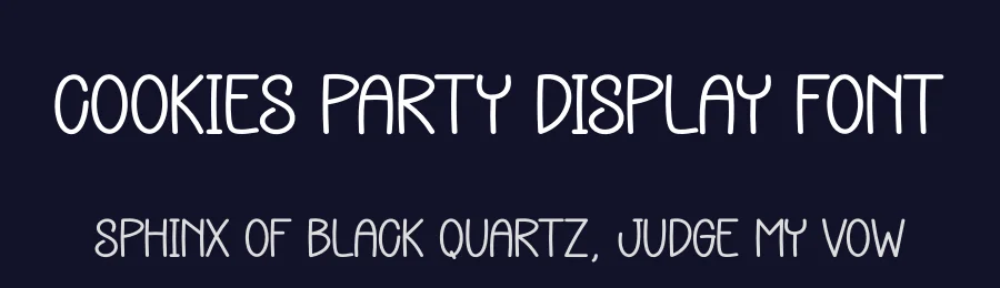 Cookies Party Display Font by andikastudio — Display Font — thumbnail 2