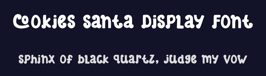 Cookies Santa Display Font by Nadiratype — Decorative Font — thumbnail 2