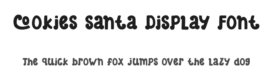 Cookies Santa Display Font by Nadiratype — Decorative Font
