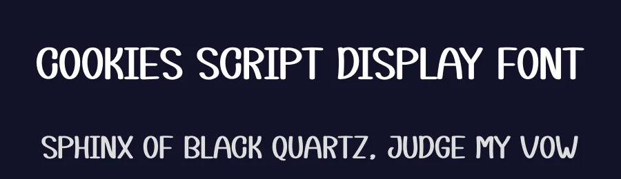 Cookies Script Display Font by creativeletter — Display Font — thumbnail 2