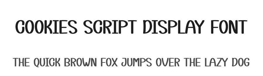 Cookies Script Display Font by creativeletter — Display Font