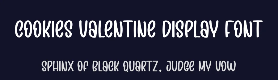 Cookies Valentine Display Font by creativeletter — Display Font — thumbnail 2
