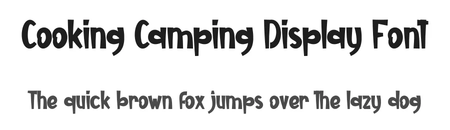 Cooking Camping Display Font by creativeletter — Display Font