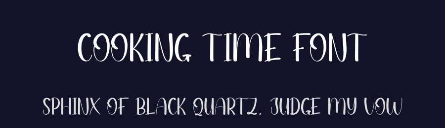 Cooking Time Font by andikastudio — Display Font — thumbnail 2