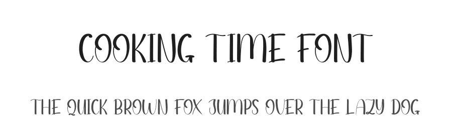 Cooking Time Font by andikastudio — Display Font