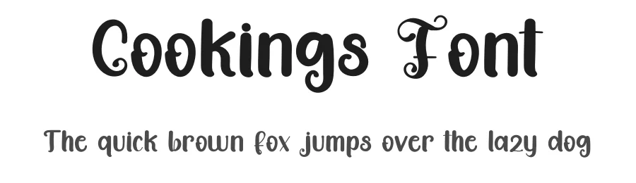 Cookings Font by inermediaSTUDIO — Display Font