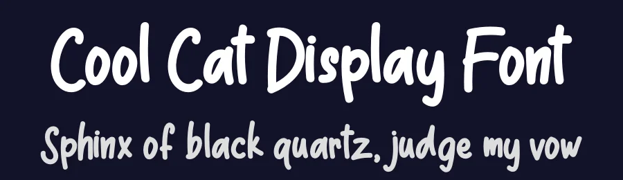 Cool Cat Display Font by letterenastudios — Display Font — thumbnail 2