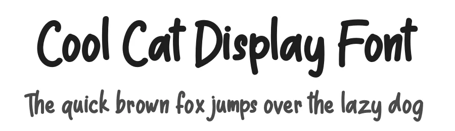 Cool Cat Display Font by letterenastudios — Display Font