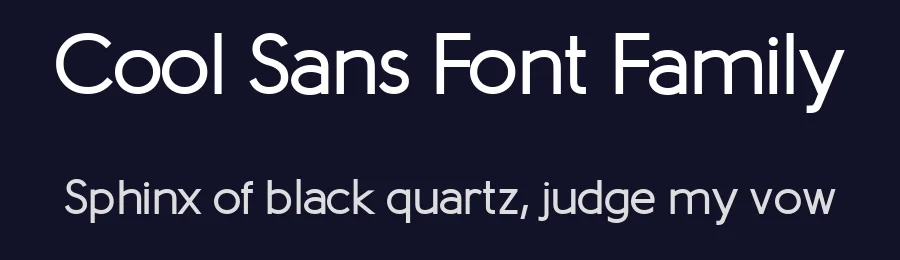 Cool Sans Font Family by Kongkow — Sans Serif Font — thumbnail 2