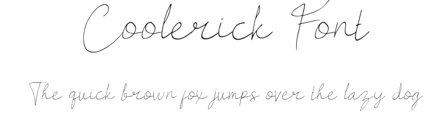 Coolerick Font by madeDeduk β Script Handwritten Font
