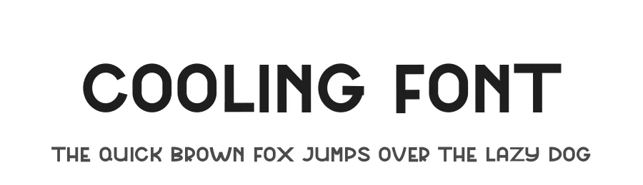 Cooling Font by freshtypeink — Display Font
