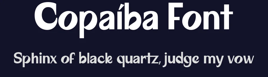 Copaíba Font by Milena Mota — Decorative Font — thumbnail 2