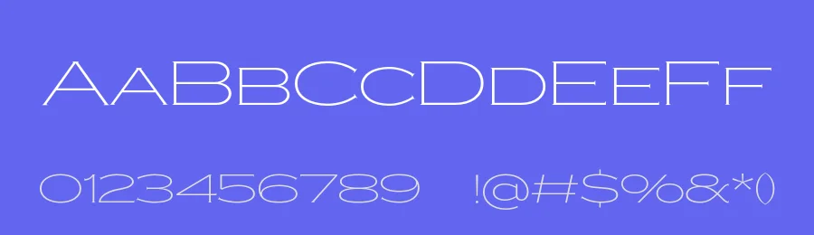 Copperplate New Font Family by Caron twice — Display Font — thumbnail 3