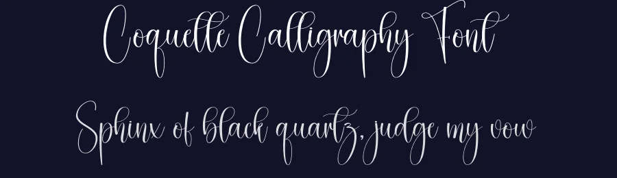 Coquette Calligraphy Font by creativeletter — Script Handwritten Font — thumbnail 2