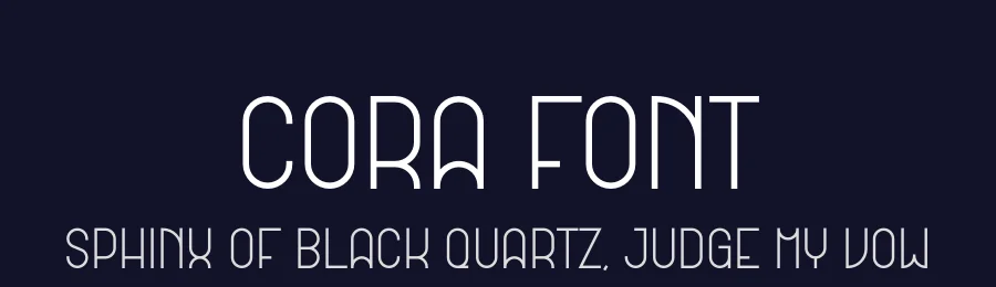 Cora Font by vpcreativeshop — Display Font — thumbnail 2