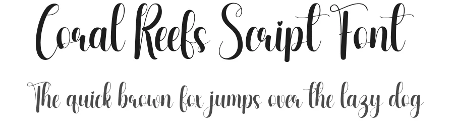Coral Reefs Script Font by andikastudio — Script Handwritten Font